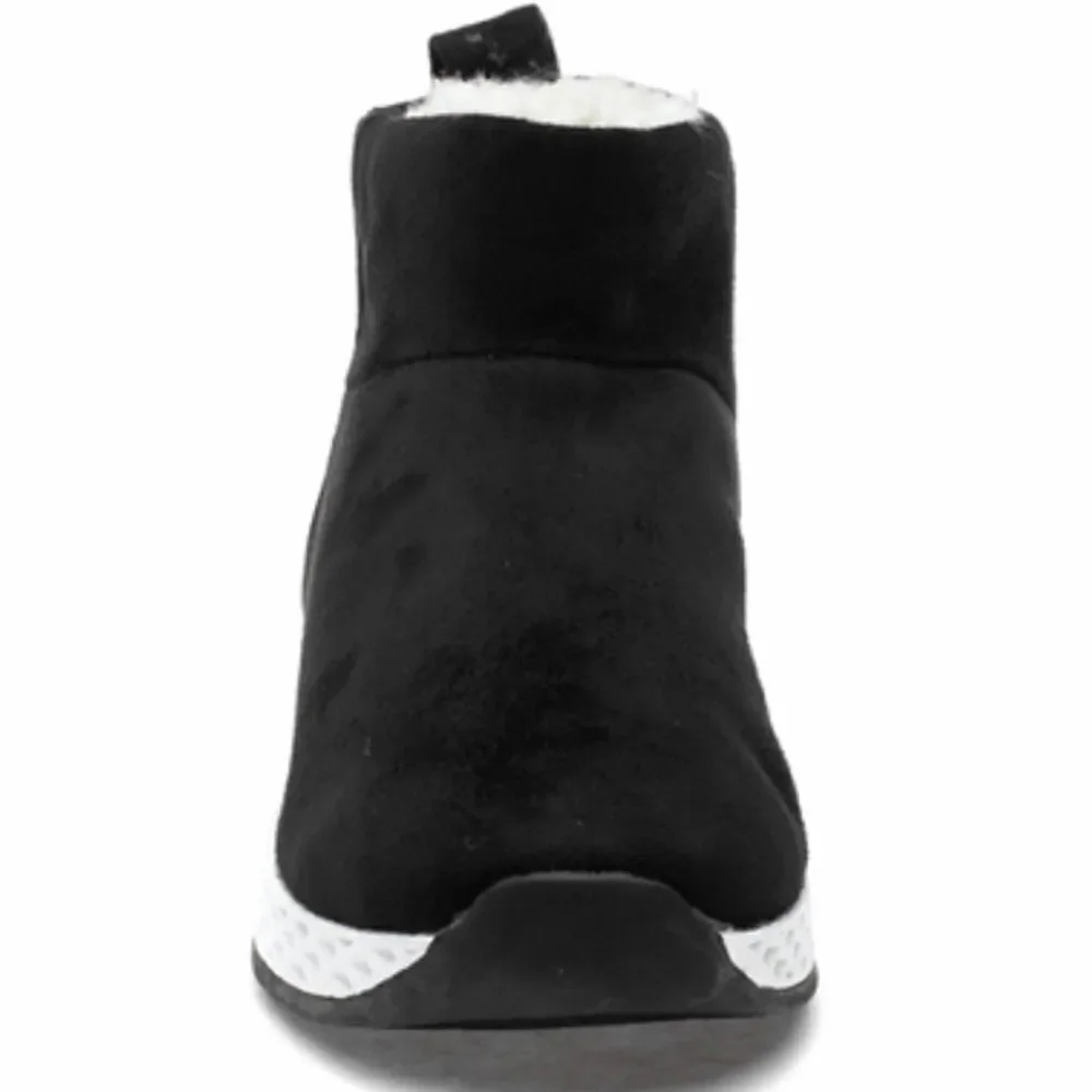 NWT J/SLIDES Sz 8 & 10 OLLIE Urban Sports Black Luxe Waterproof Suede Booties